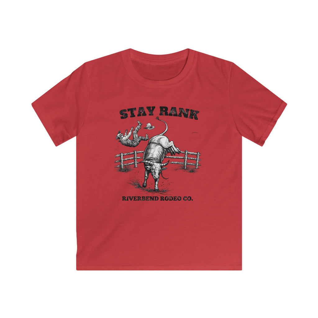 Stay Rank Bull Rider | Kids T-Shirt