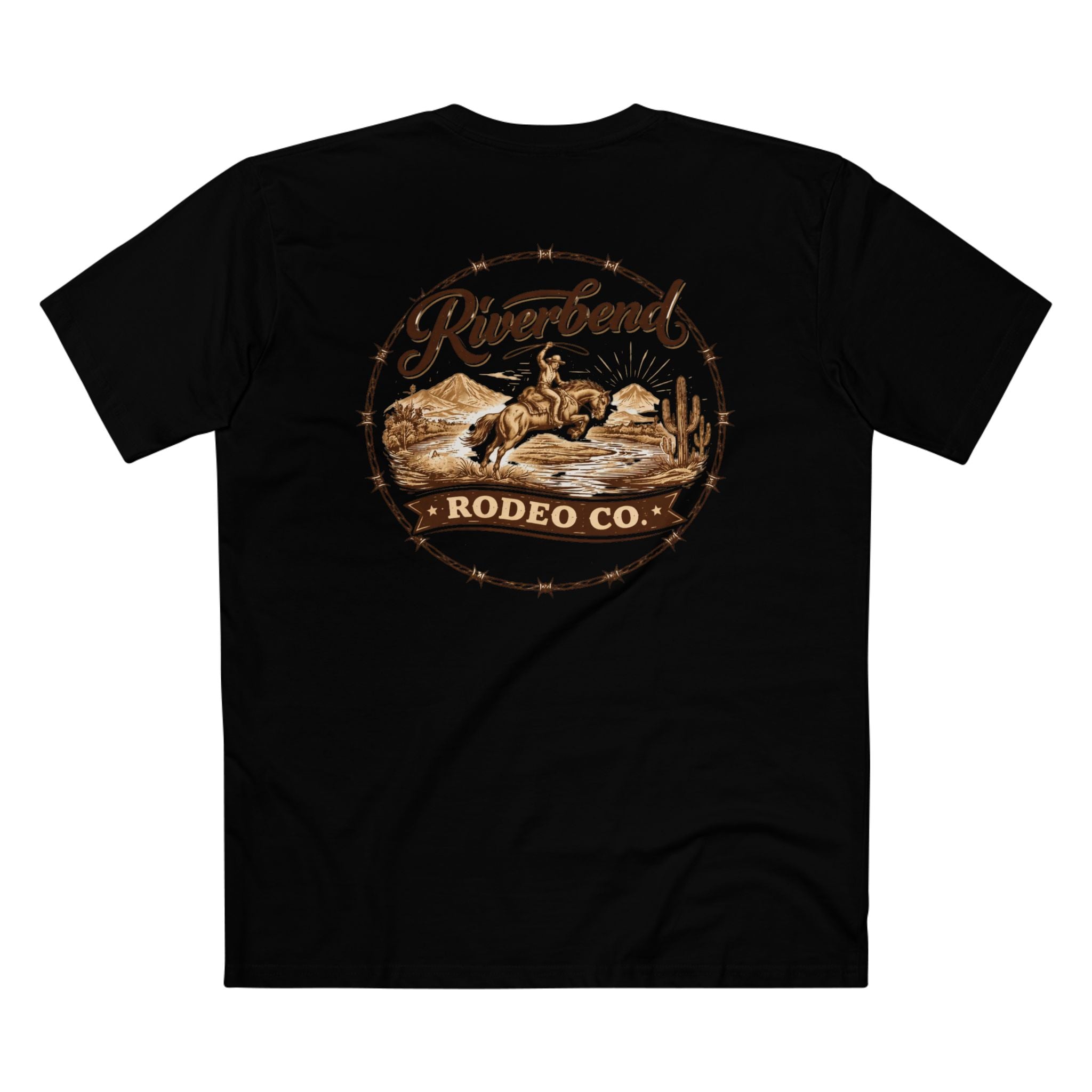Riverbend Rodeo Co. Logo | Men’s T-Shirt