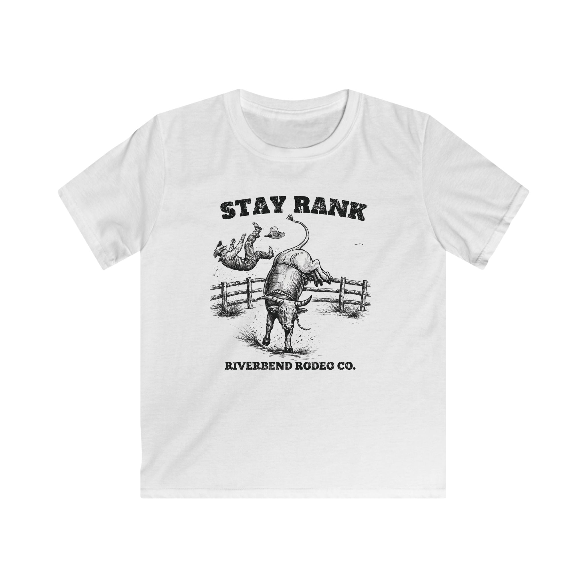 Stay Rank Bull Rider | Kids T-Shirt