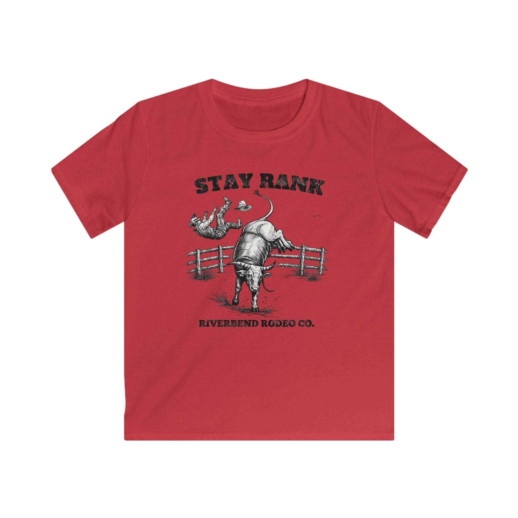 Stay Rank Bull Rider | Kids T-Shirt