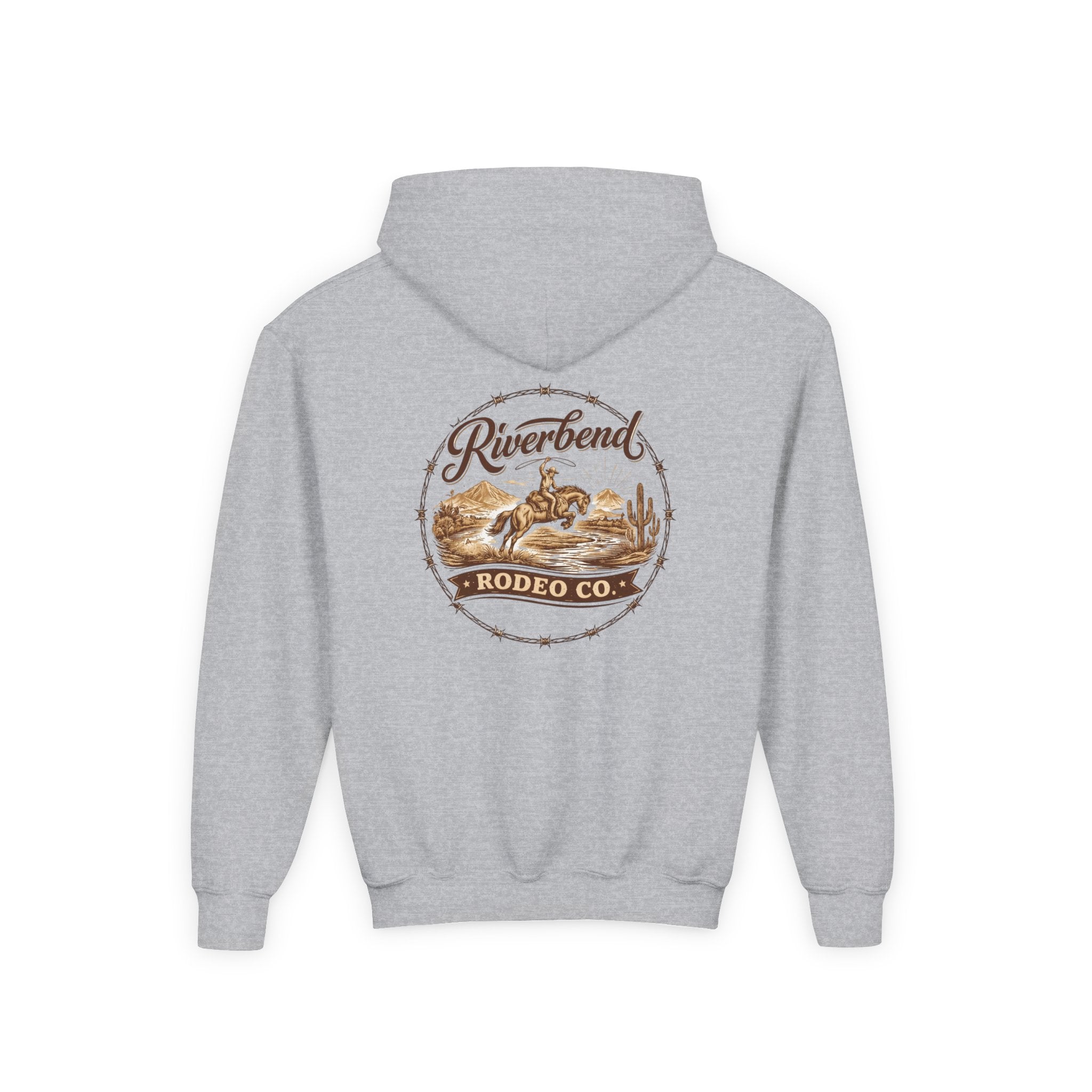 Riverbend Rodeo Co. Logo | Unisex Youth Hoodie