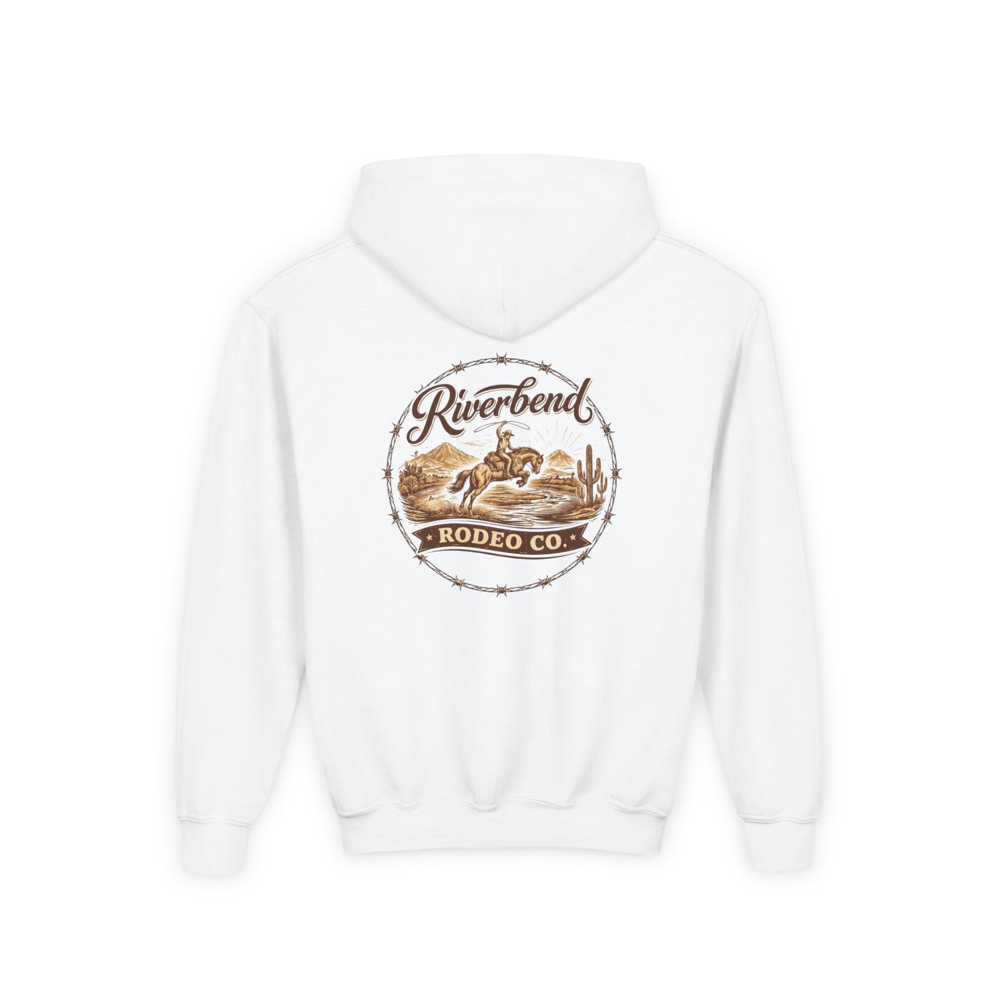 Riverbend Rodeo Co. Logo | Unisex Youth Hoodie