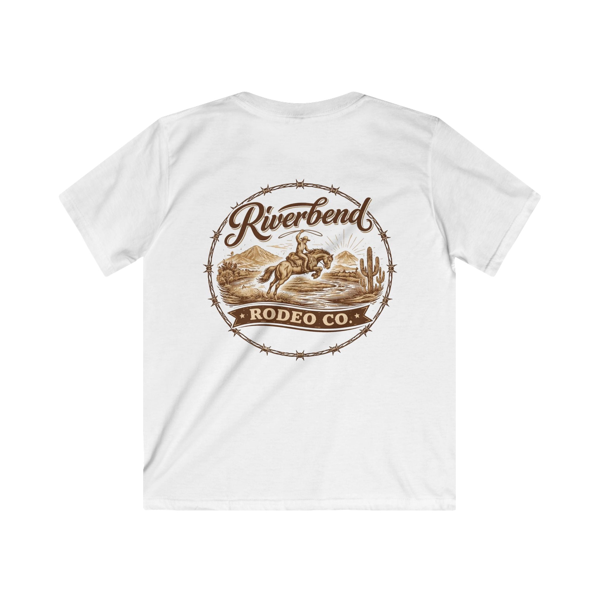 Riverbend Rodeo Co. Logo | Kids T-Shirt