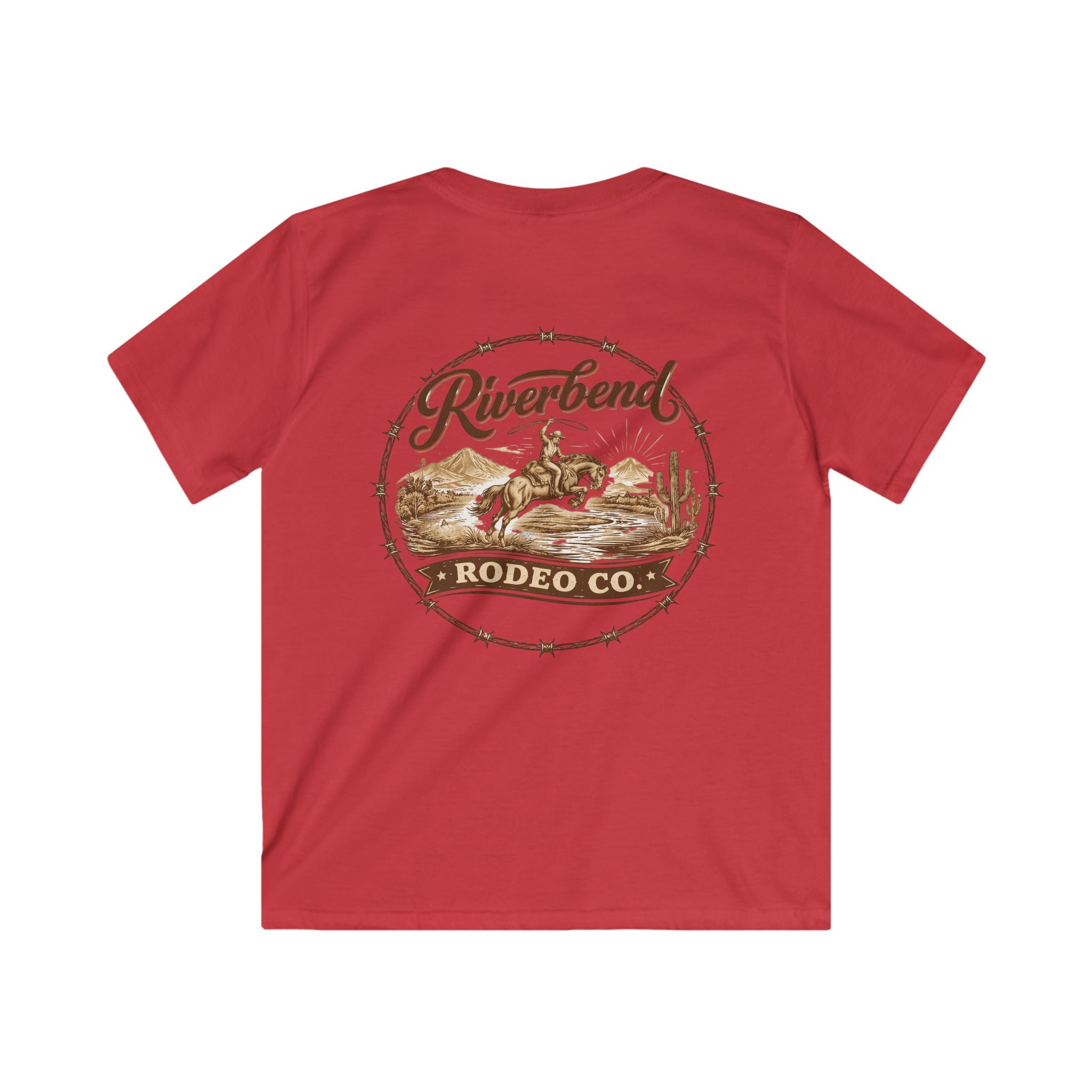 Riverbend Rodeo Co. Logo | Kids T-Shirt