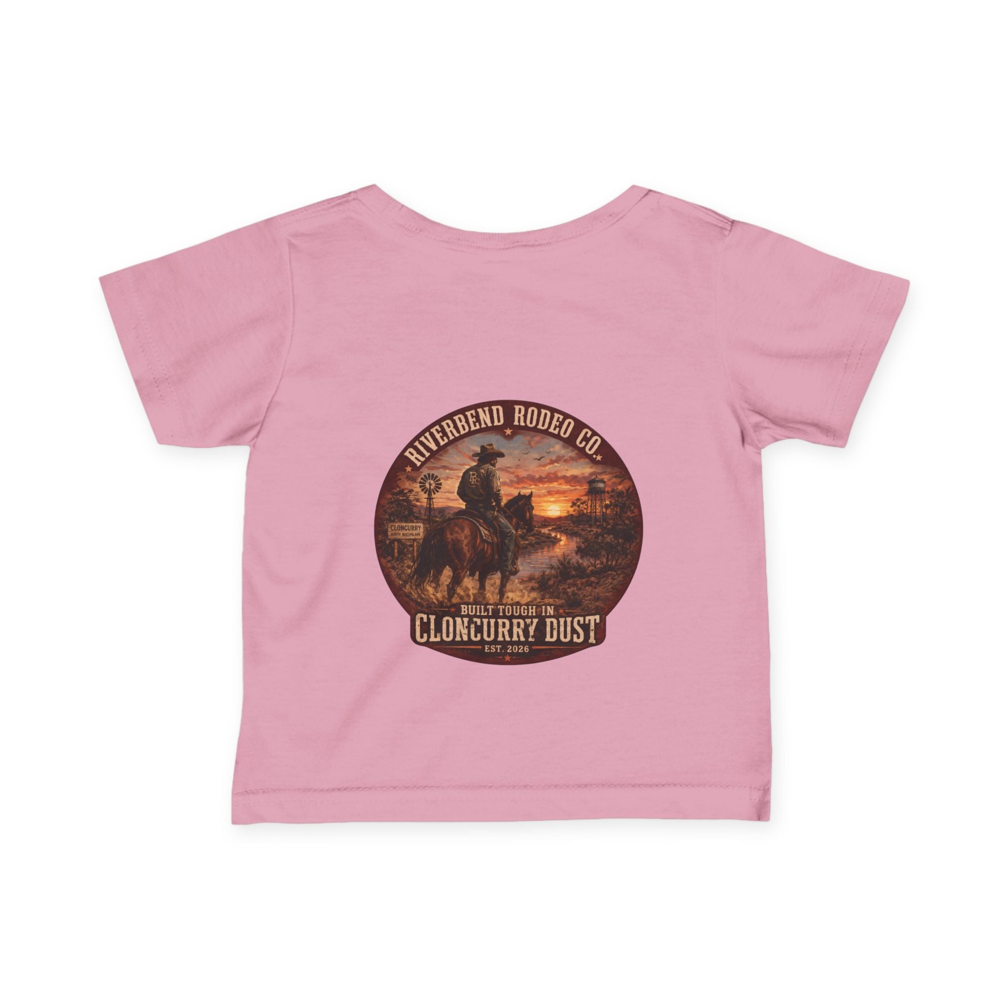 Built Tough in Cloncurry Dust | Baby Shirt