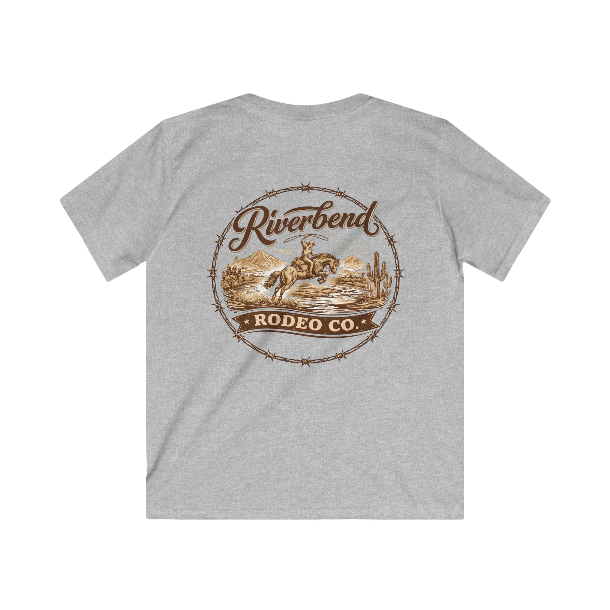 Riverbend Rodeo Co. Logo | Kids T-Shirt
