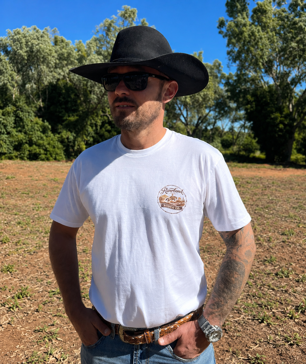 Riverbend Rodeo Co. Logo | Men’s T-Shirt