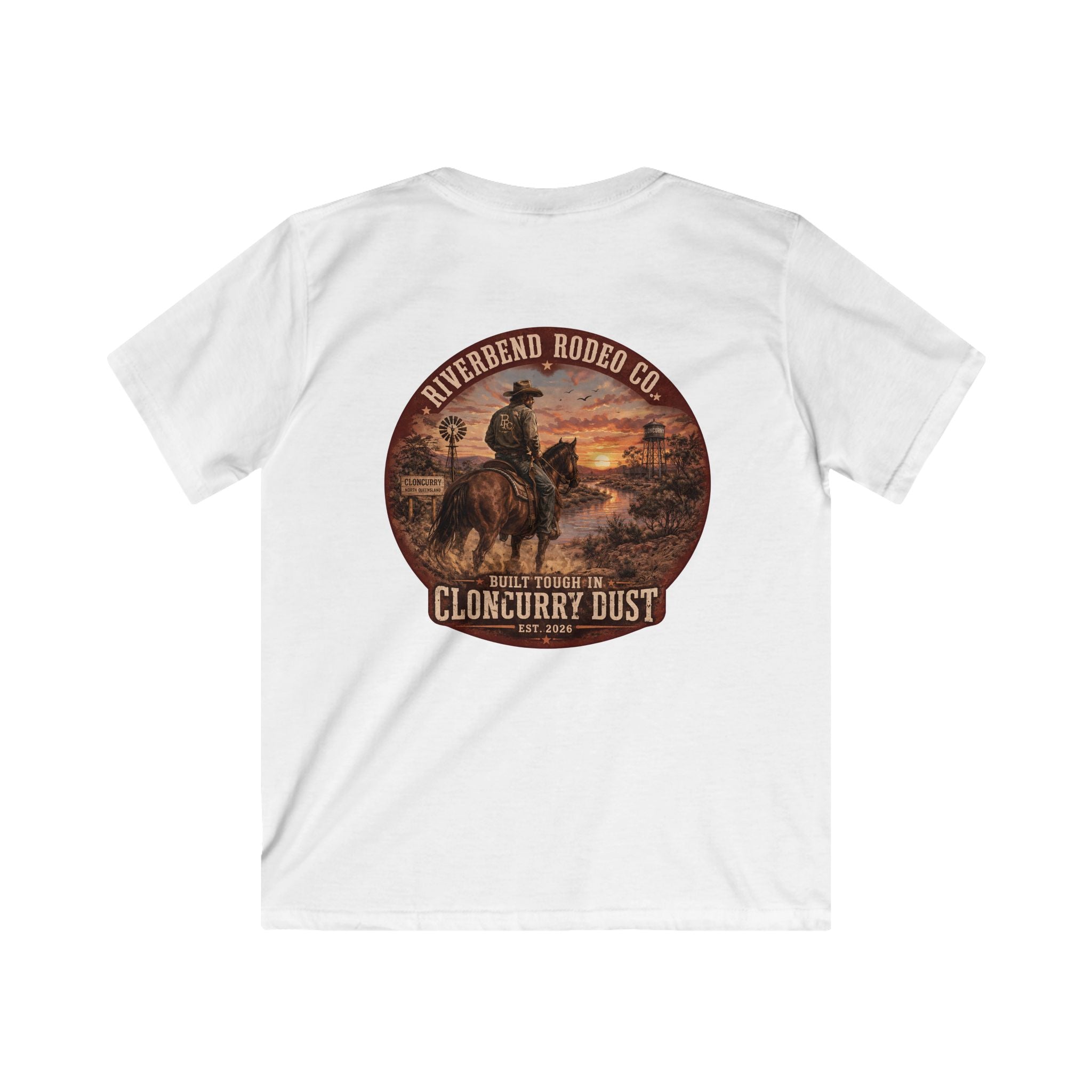 Built Tough in Cloncurry Dust | Kids T-Shirt