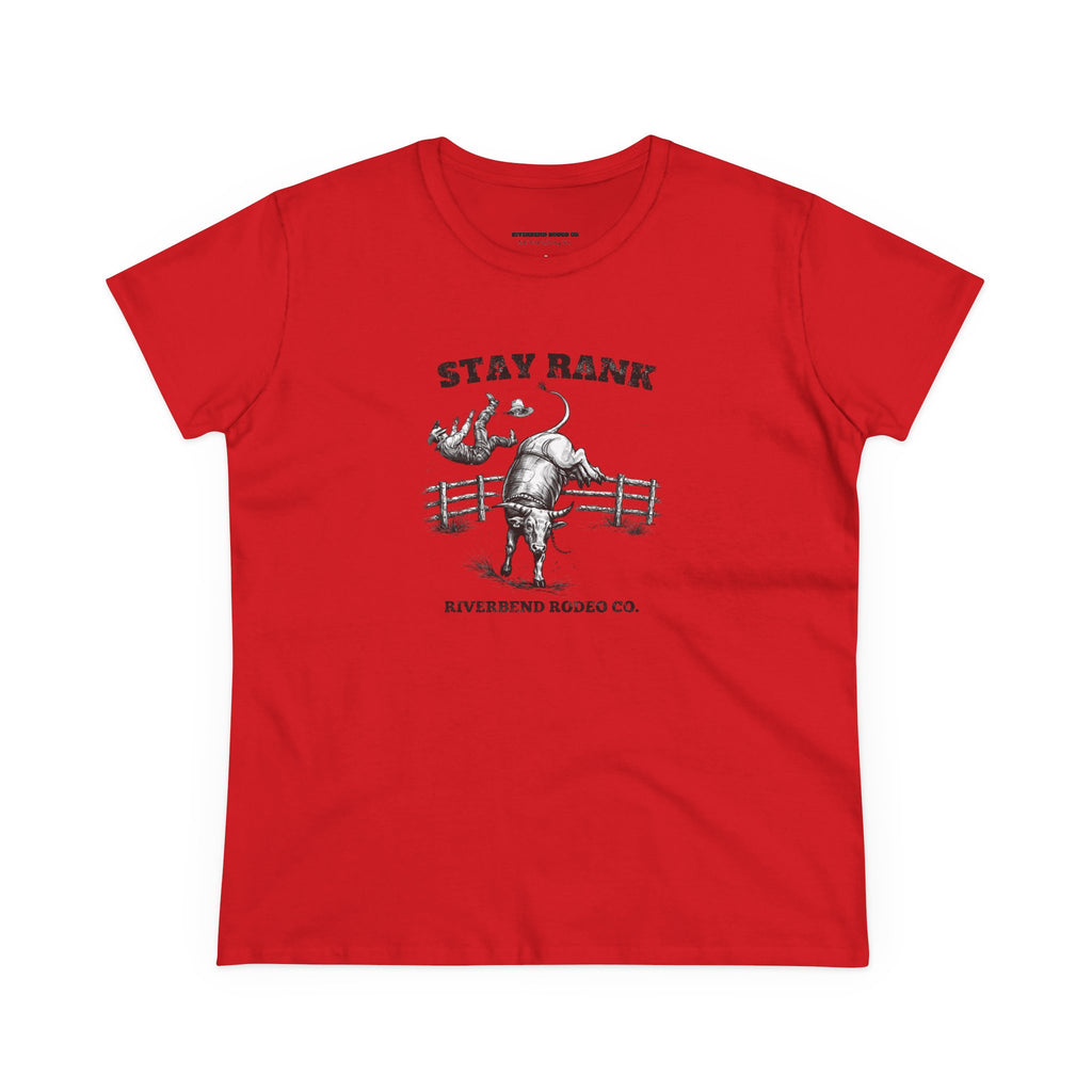 Stay Rank Bull Rider | Women’s T-Shirt