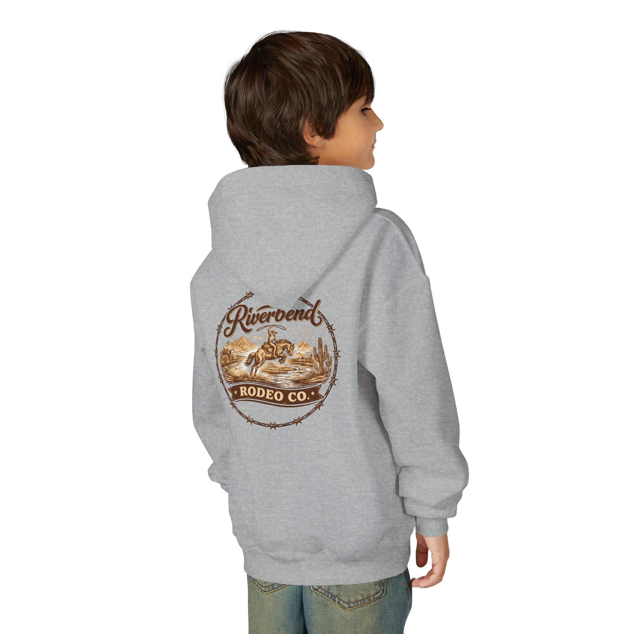 Riverbend Rodeo Co. Logo | Unisex Youth Hoodie