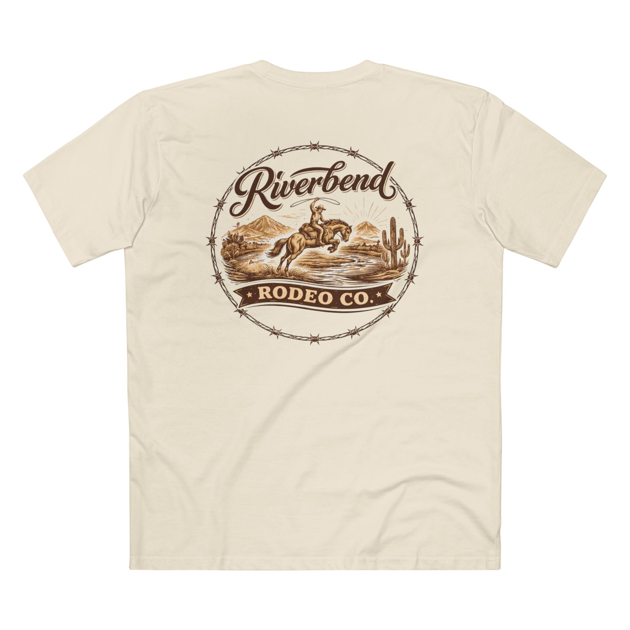 Riverbend Rodeo Co. Logo | Men’s T-Shirt