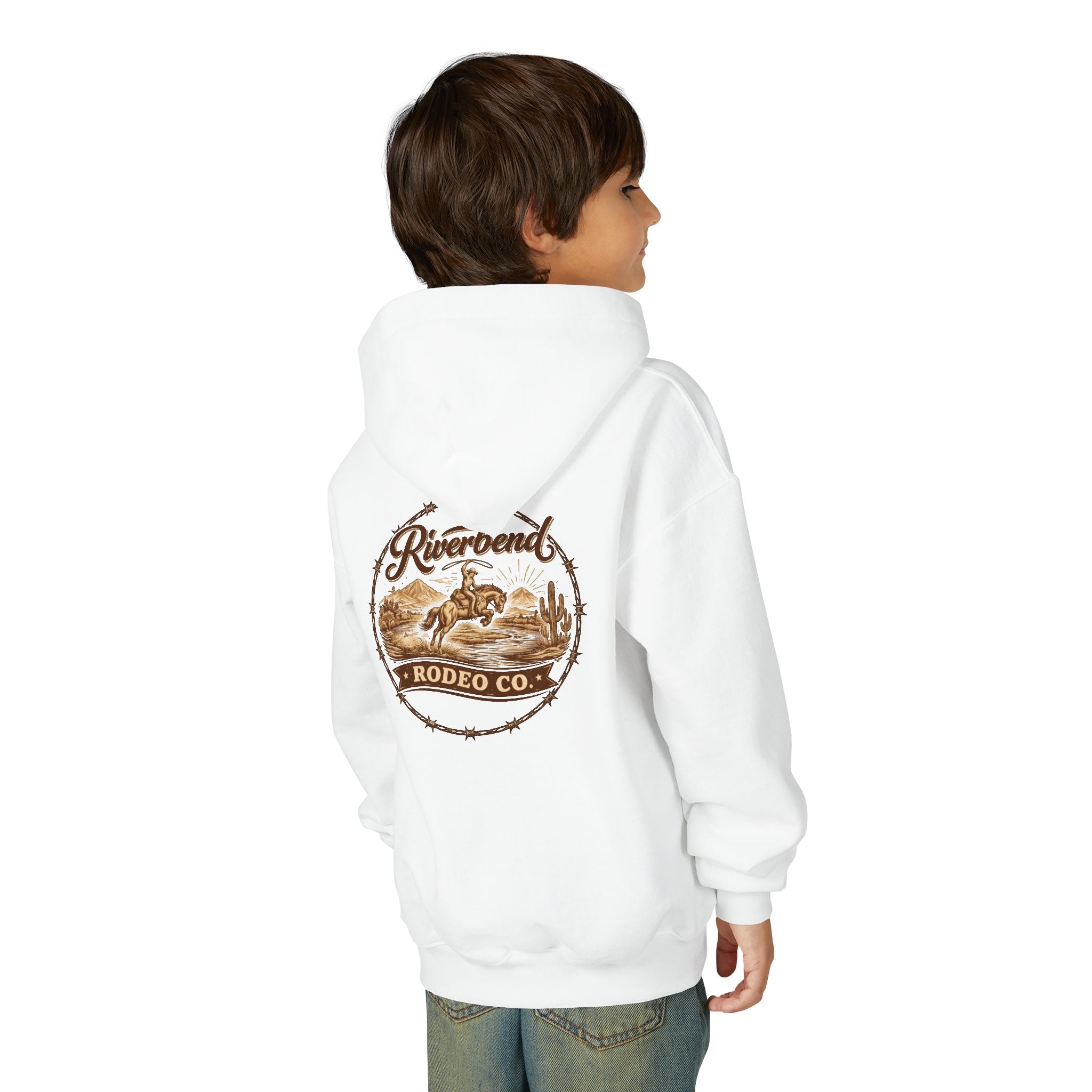 Riverbend Rodeo Co. Logo | Unisex Youth Hoodie